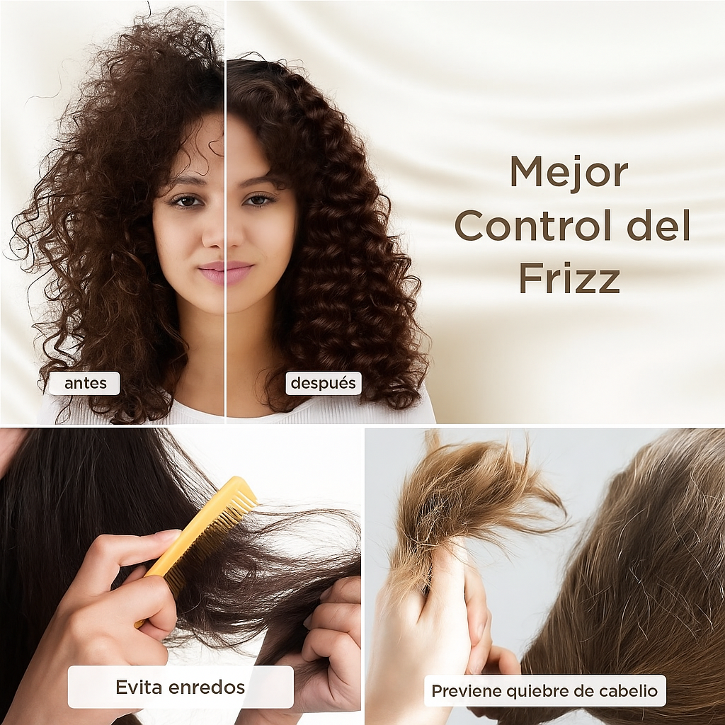 Funda Almohada Seda CozyRest - Pack 2 - Anti-frizz Hipoalergénica