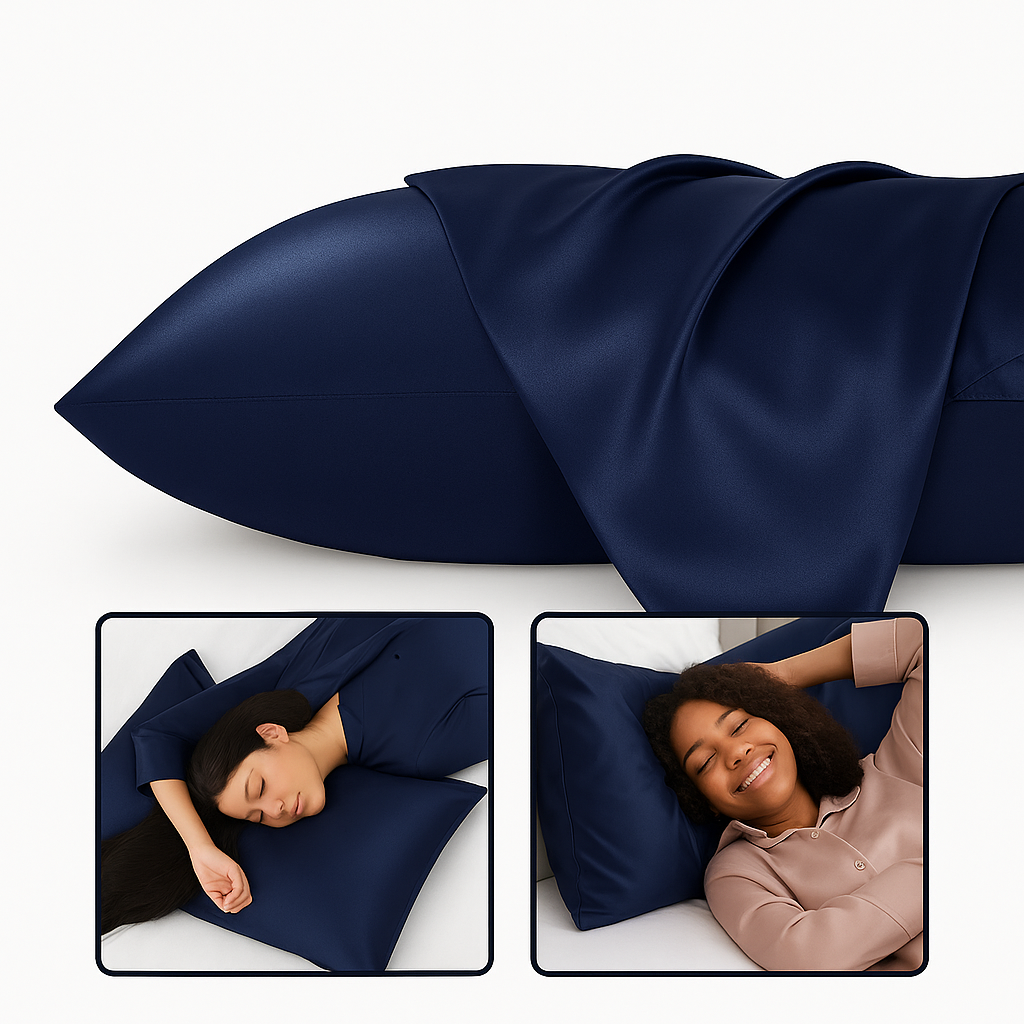Funda Almohada Seda CozyRest - Pack 2 - Anti-frizz Hipoalergénica