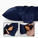 Funda Almohada Seda CozyRest - Pack 2 - Anti-frizz Hipoalergénica