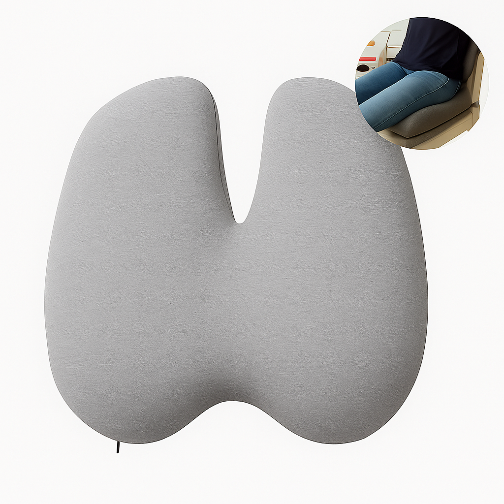 ORTHOSEAT - Conjunto de Comodidad Ortopédica - Cojín Asiento y Respaldo