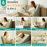 Almohada Cuña Inclinada Deluxe - Soporte Ortopédico Ergonómico