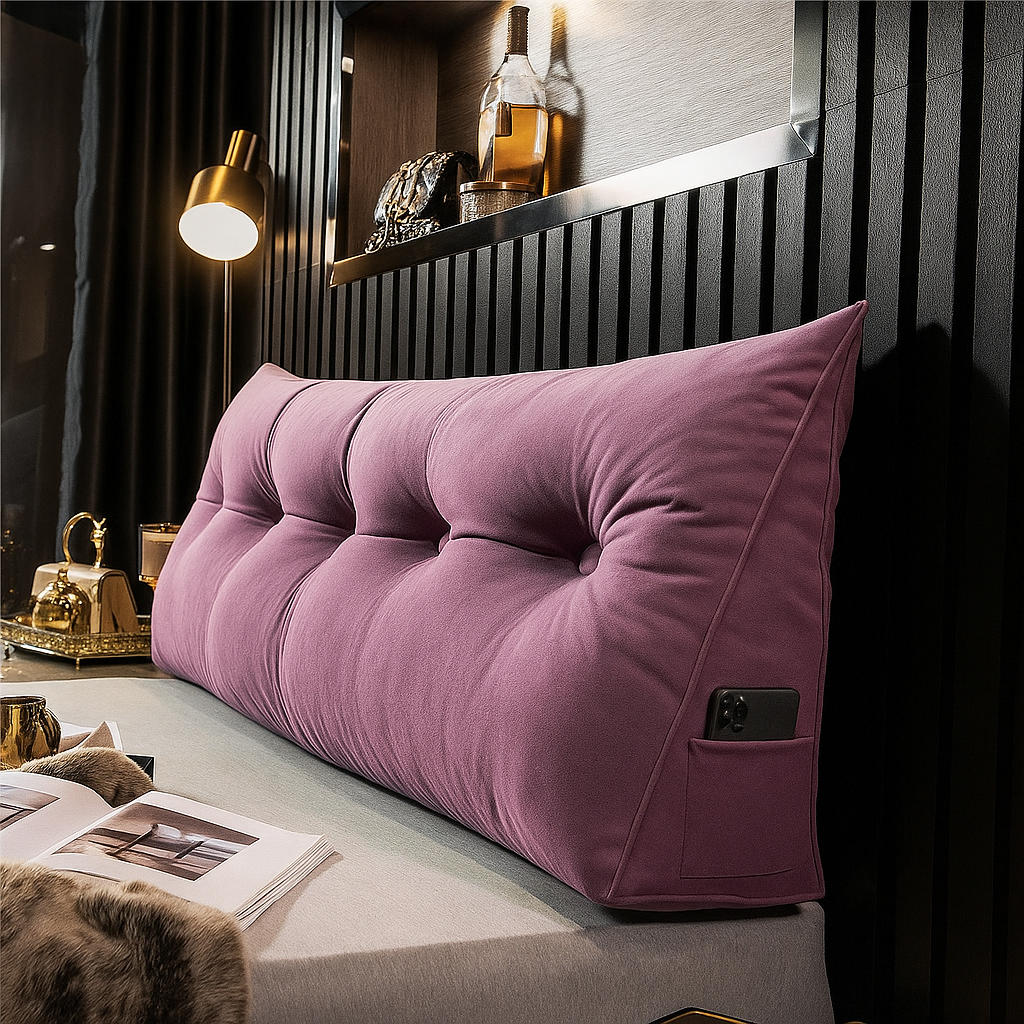 Almohada de Cuña de Lujo - Espuma Viscoelástica Ortopédica - Soporte Ergonómico