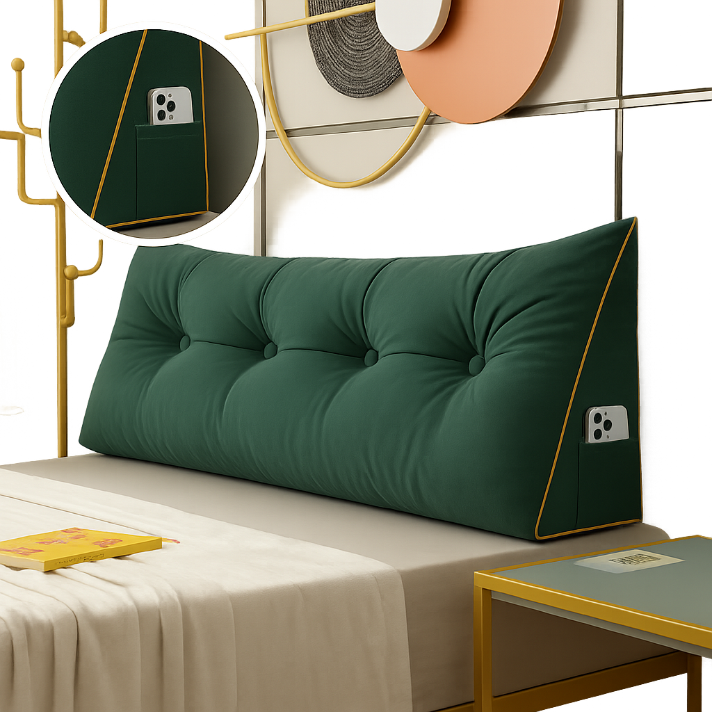 Almohada de Cuña Chic de Lujo - Soporte Cervical - Ergonómica