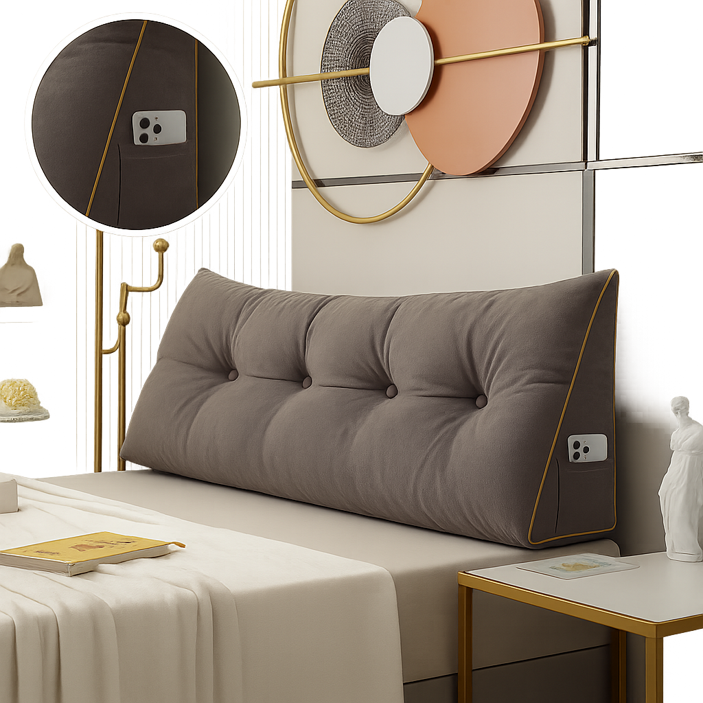 Almohada de Cuña Chic de Lujo - Soporte Cervical - Ergonómica