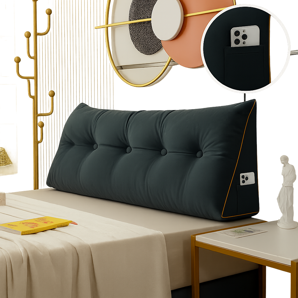 Almohada de Cuña Chic de Lujo - Soporte Cervical - Ergonómica