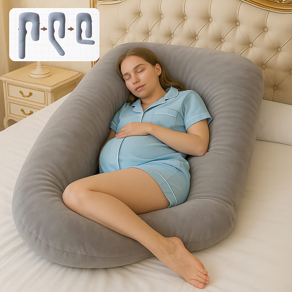 ChillMom- Almohada para Embarazo - Soporte Ergonómico - Lavable