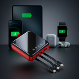 Mini Power Bank 20000mAh con 4 Cables