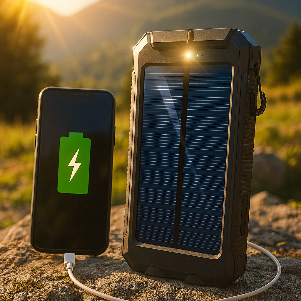 Batería Solar 500000mAh Impermeable Portátil