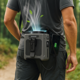 Ventilador de Cintura Portátil 20000mAh con Linterna
