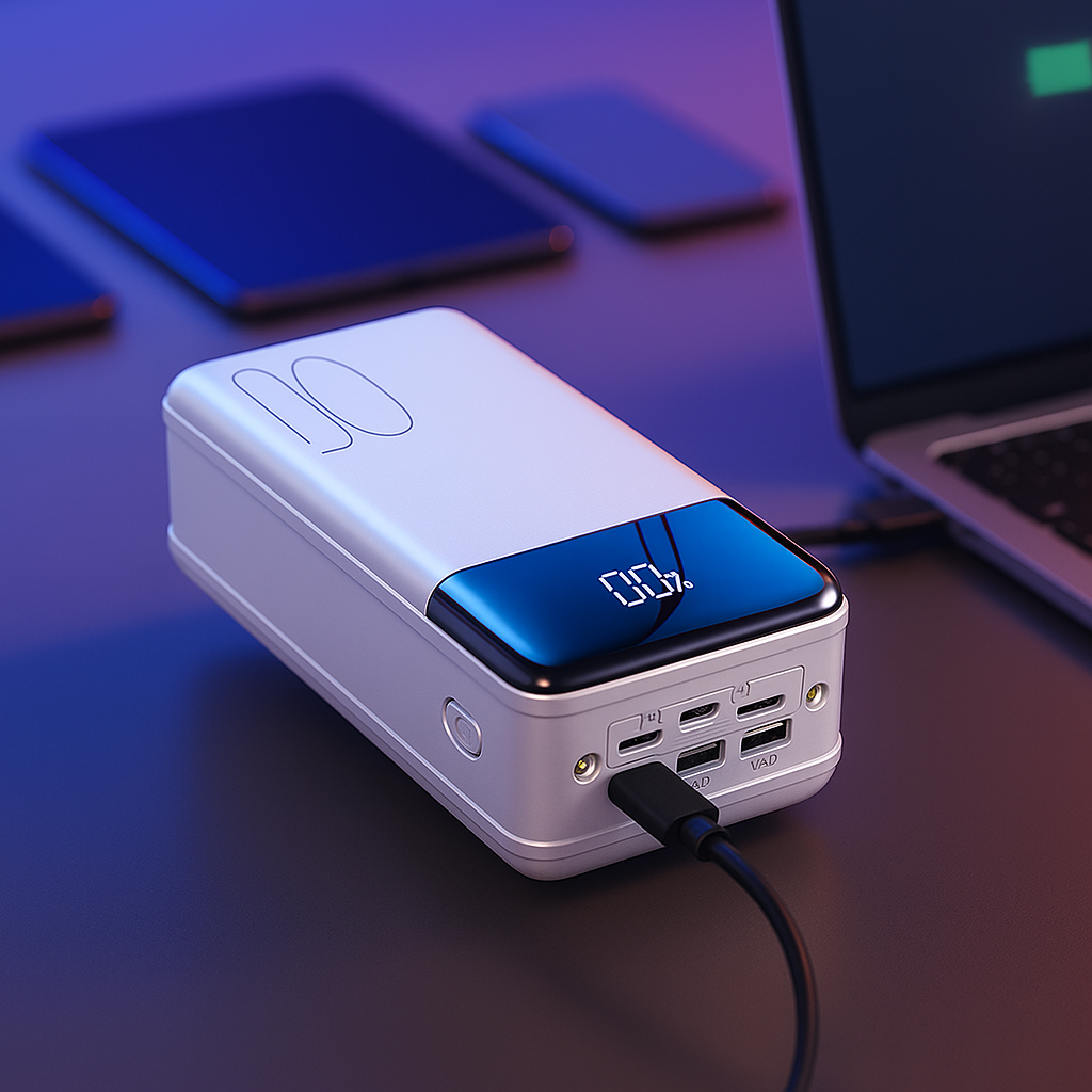 Banco de Energía 100,000mAh Carga Súper Rápida