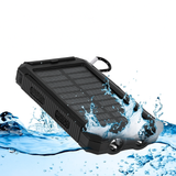 Power Bank Solare 500000mAh Impermeabile con Torcia