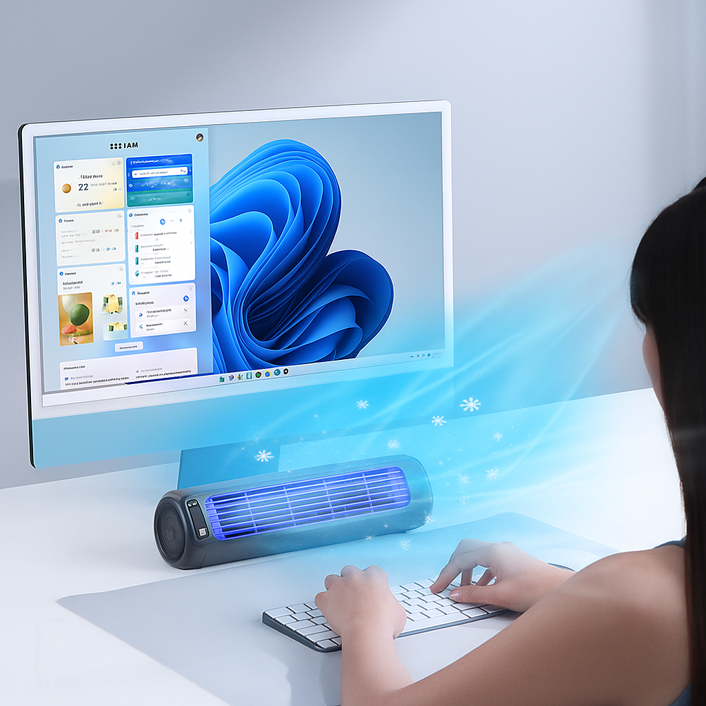 Vyflair | Aire Acondicionado Portátil Recargable sin Cables
