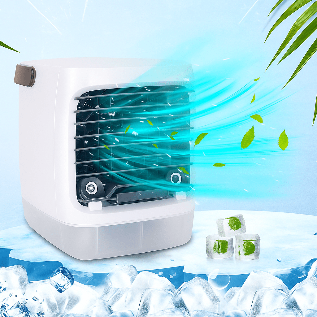 Mini Enfriador de Aire PolarBreeze Portátil Recargable - VyFlair