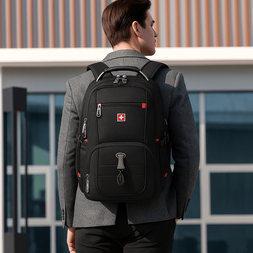 Mochila Impermeable Looply con Puerto USB para Laptop - VyFlair
