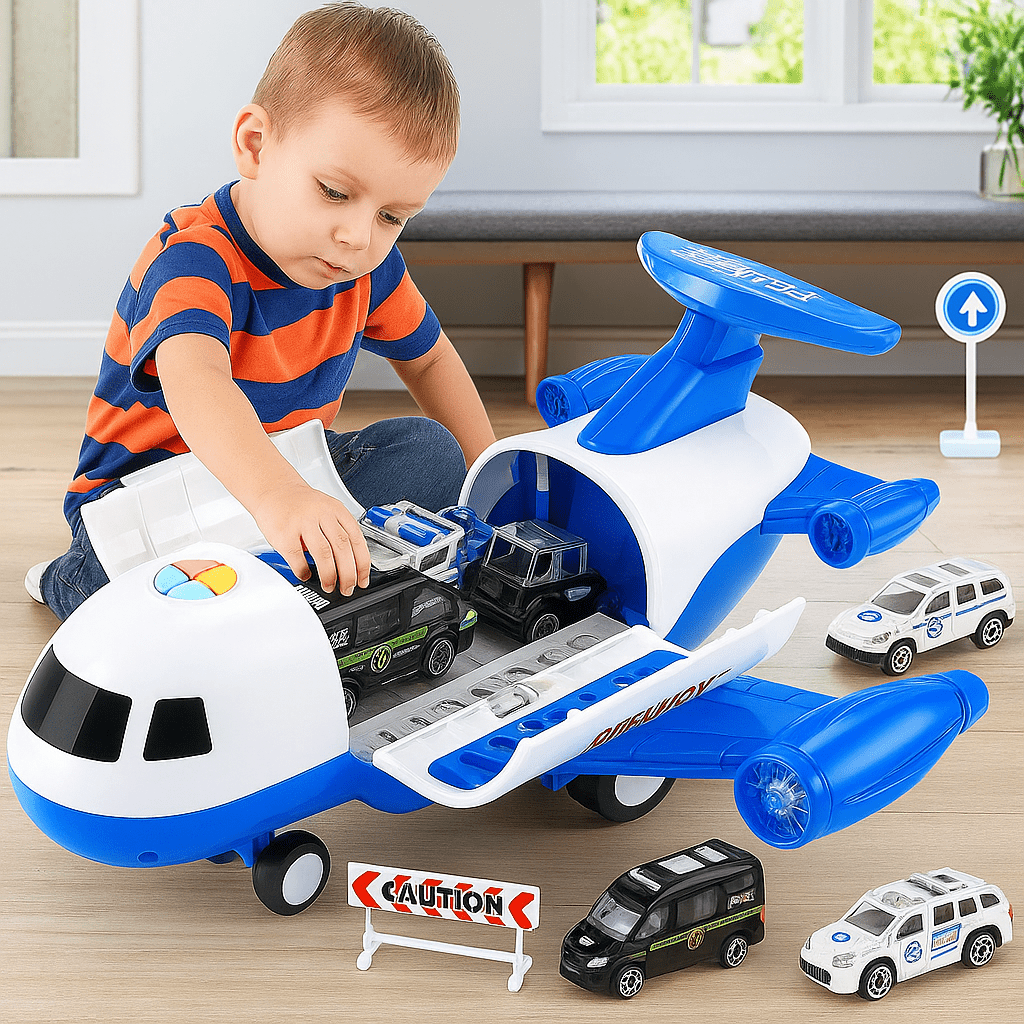 SkyExplorer – Set de Aviones y Vehículos para Niños Exploradores - VyFlair