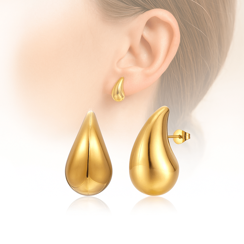 SparkleAura – Pendientes Gota con Cristal Brillante Elegante - VyFlair