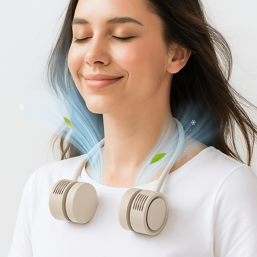 Mini Ventilador Portátil USB Recargable para Cuello - VyFlair