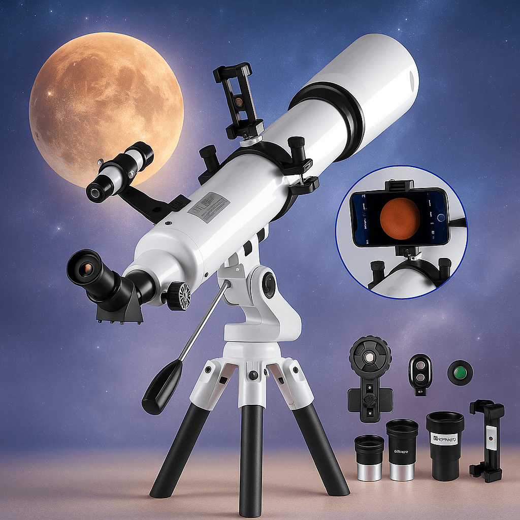 Telescopio Profesional 210X con App de Seguimiento - VyFlair