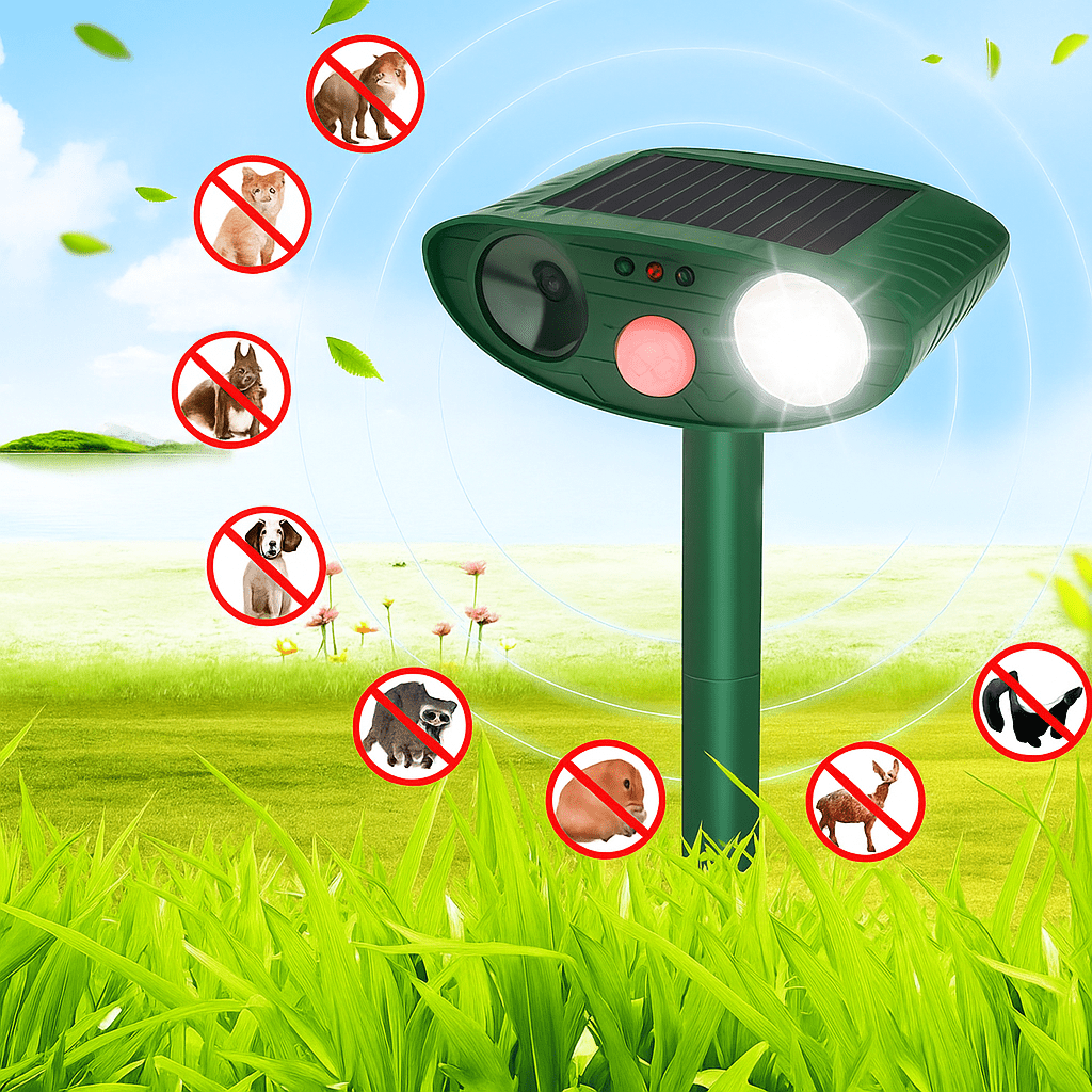 Repelente Ultrasónico Solar para Jardines - VyFlair