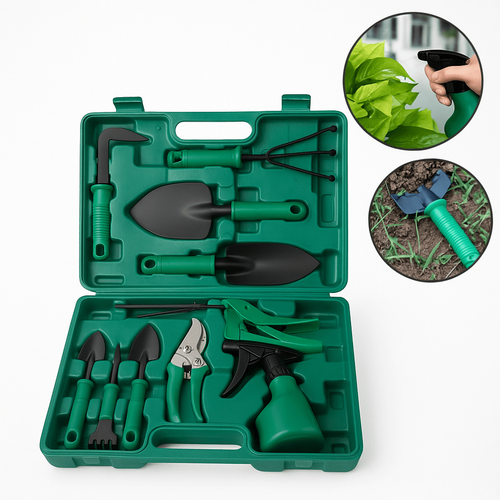 Kit Jardinería GardenPro 10 Piezas con Estuche - VyFlair