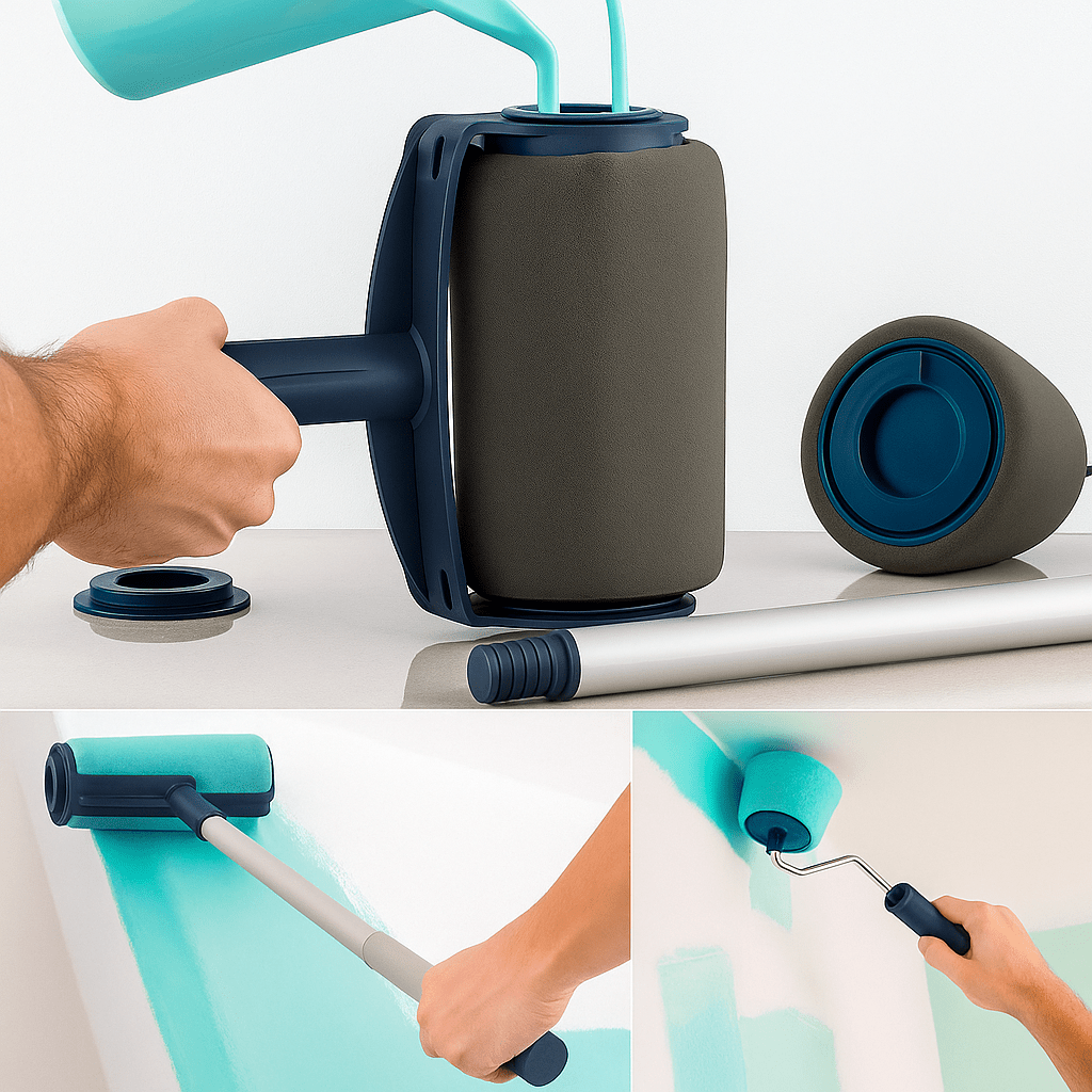 Propinter Ultimate Paint Roller Set – Rodillo de pintura innovador y reutilizable - VyFlair