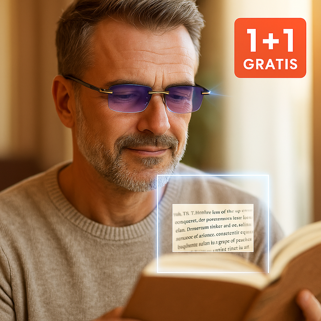 1+1 Gratis | Occhiali da lettura multifocali indistruttibili TR90