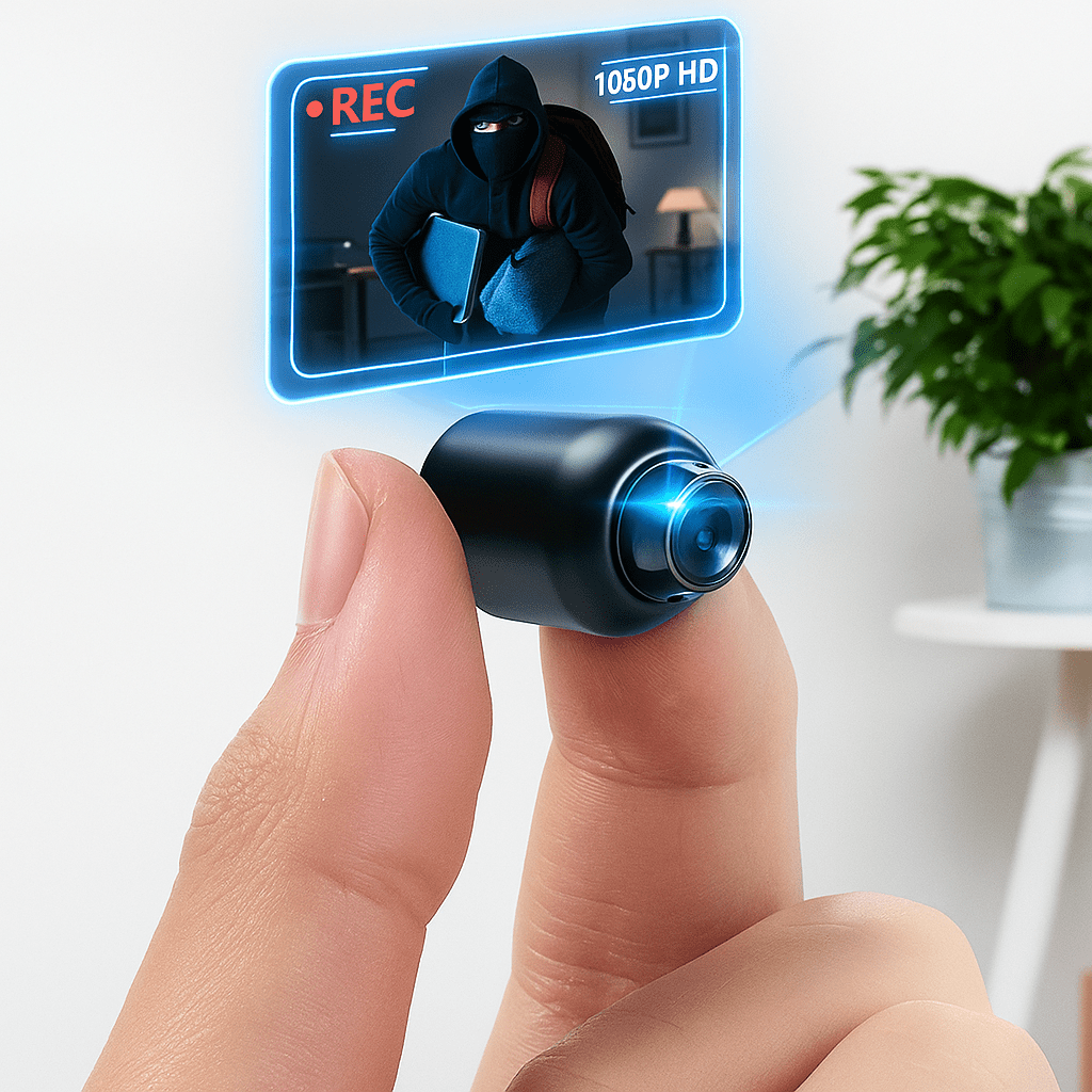 Mini Cámara WiFi 5G HD 1080p Seguridad Discreta - VyFlair