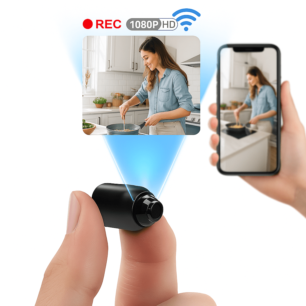 Mini Cámara WiFi 1080P con Visión Nocturna - VyFlair