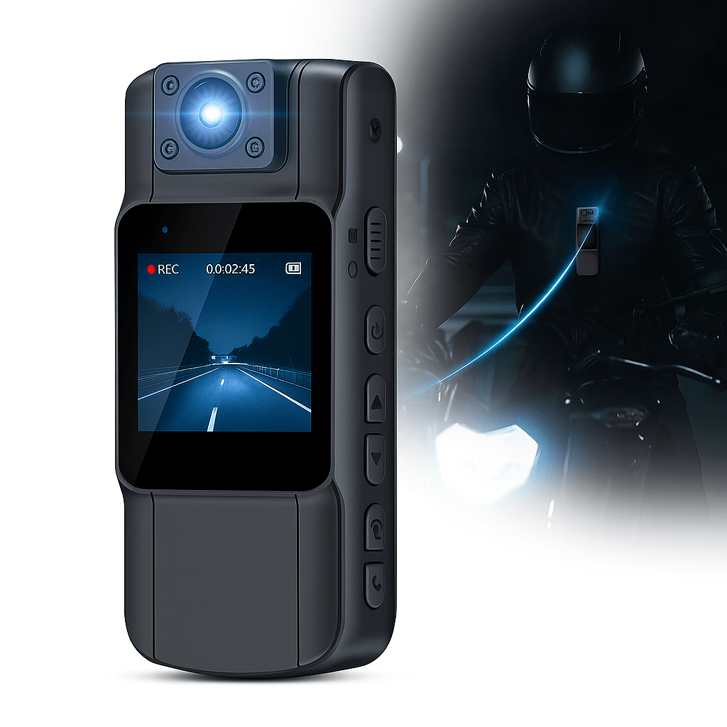 Cámara Corporal 180° Profesional con Visión Nocturna - VyFlair
