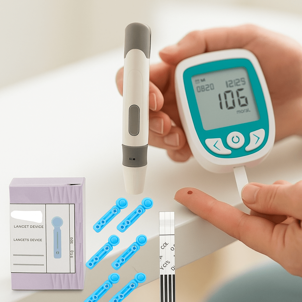 Kit de Prueba Colesterol y Glucosa Portátil Preciso - VyFlair