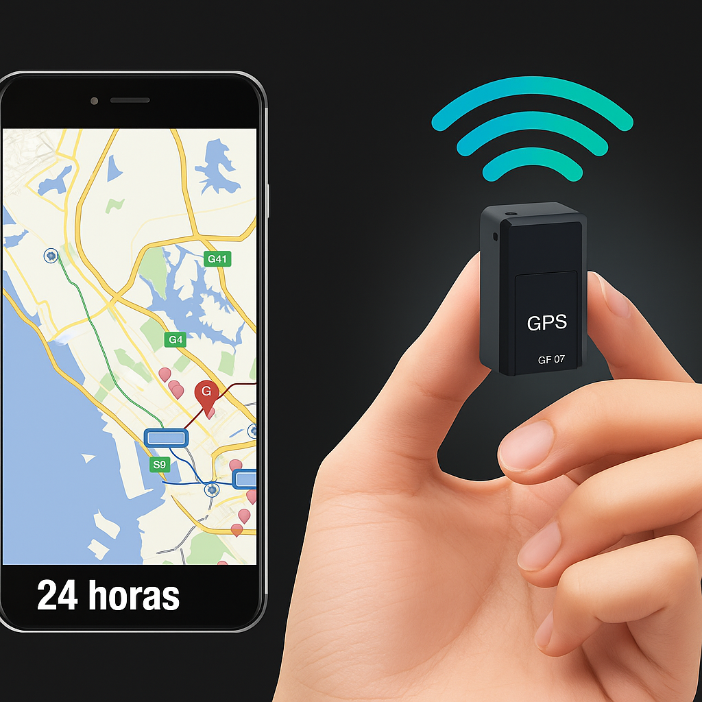 Mini lokalizator GPS - lokalizator samochodu w czasie rzeczywistym | magnetyczny