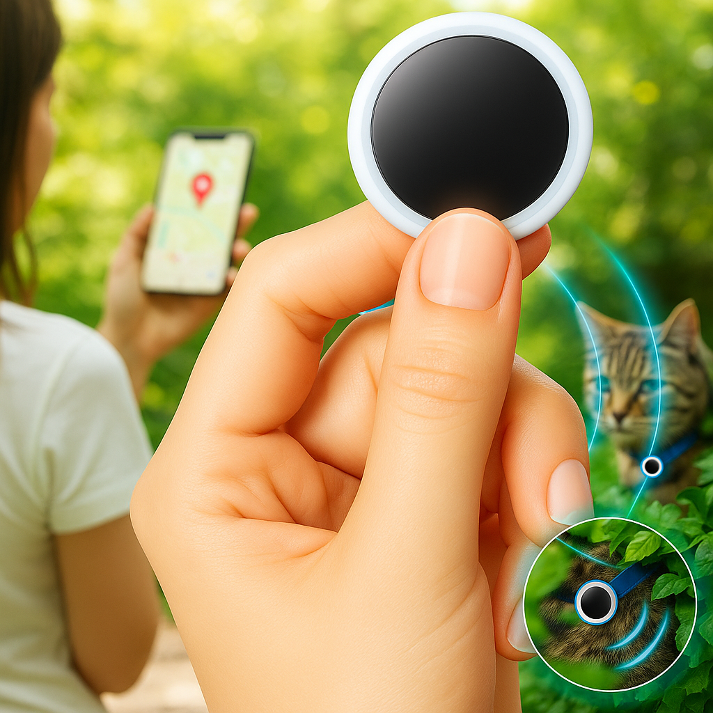 Mini Rastreador GPS Bluetooth para Llaves y Objetos