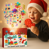 Calendario de Adviento Sensorial para Niños | 24 Juguetes Mágicos para una Navidad Divertida y Relajante