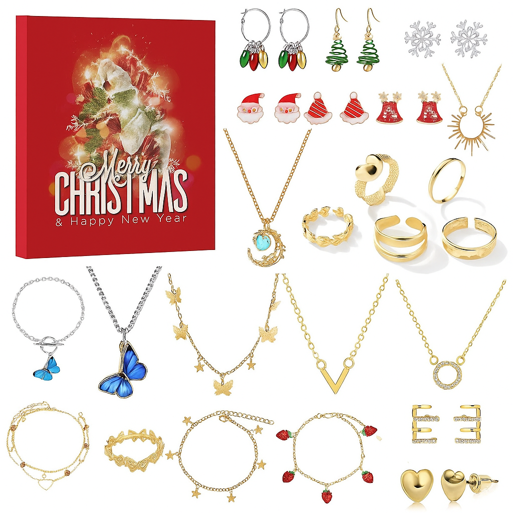 Calendario dell'Avvento 2025 di Livia Jewelry | 24 gioielli in oro e argento per un Natale con stile