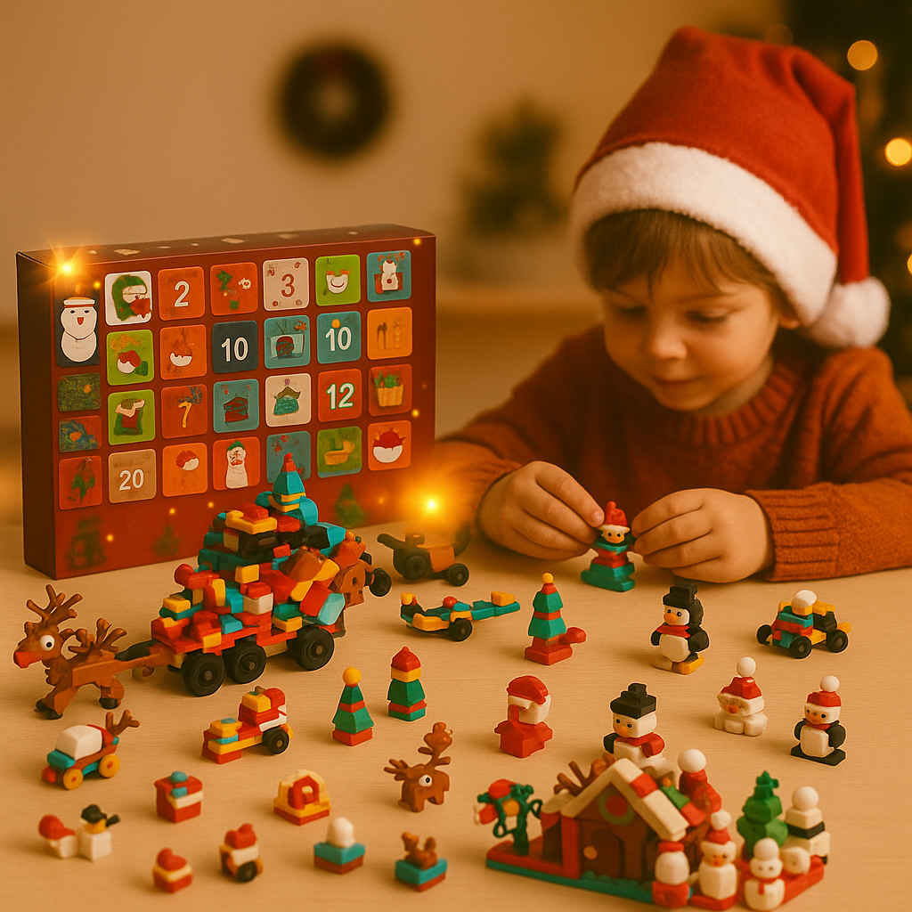 Calendario dell'Avvento 2025 di Blocchi da Costruzione – 24 Giorni di Sorprese e Divertimento Creativo