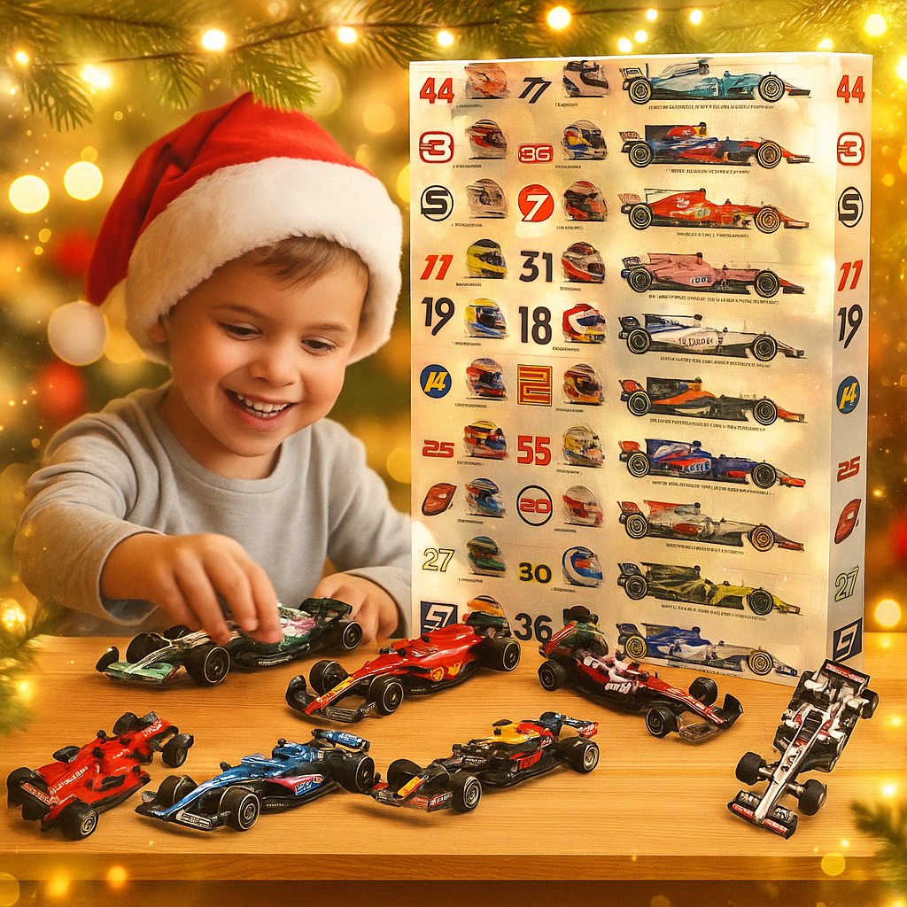 Calendario dell'Avvento F1 – 24 Miniature e Sorprese per Veri Fan della Velocità