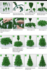 Sztuczna choinka: łatwa do złożenia