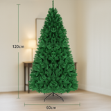 Duża sztuczna zielona choinka - 90 do 240 cm | Trwała i elegancka dekoracja świąteczna