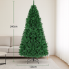 Duża sztuczna zielona choinka - 90 do 240 cm | Trwała i elegancka dekoracja świąteczna