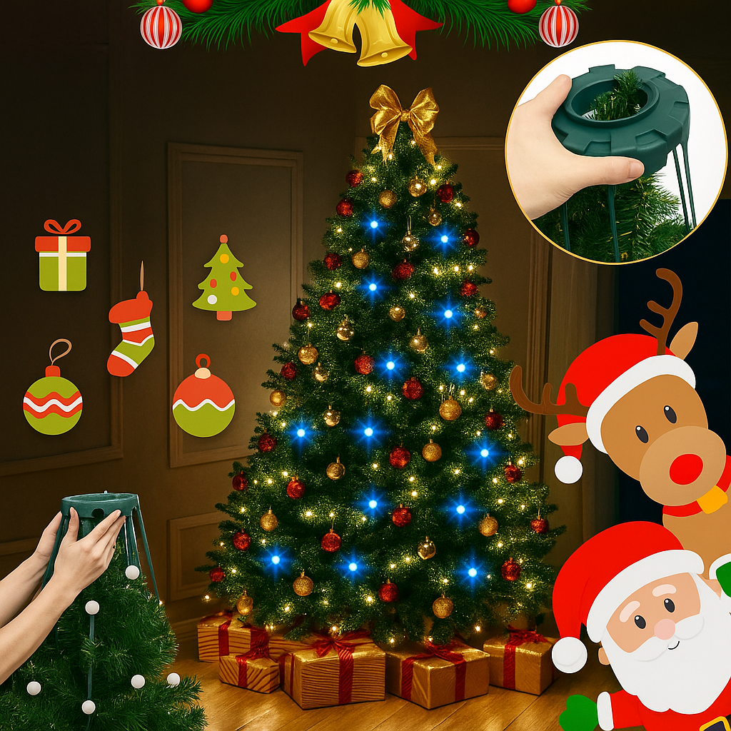 Decoraciones Navideñas LED para Árbol – Bolas Luminosas Multicolor con Control USB