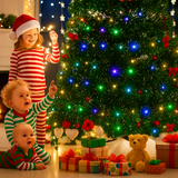 Árbol de Navidad Artificial Preiluminado LED – Pino Realista con Estrella Decorativa