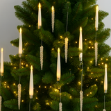 Velas LED Parpadeantes para Árbol de Navidad – Iluminación Realista y Segura sin Llama