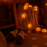 Luces de Estrella Colgantes LED – Decoración Navideña de Hadas para Interior y Exterior