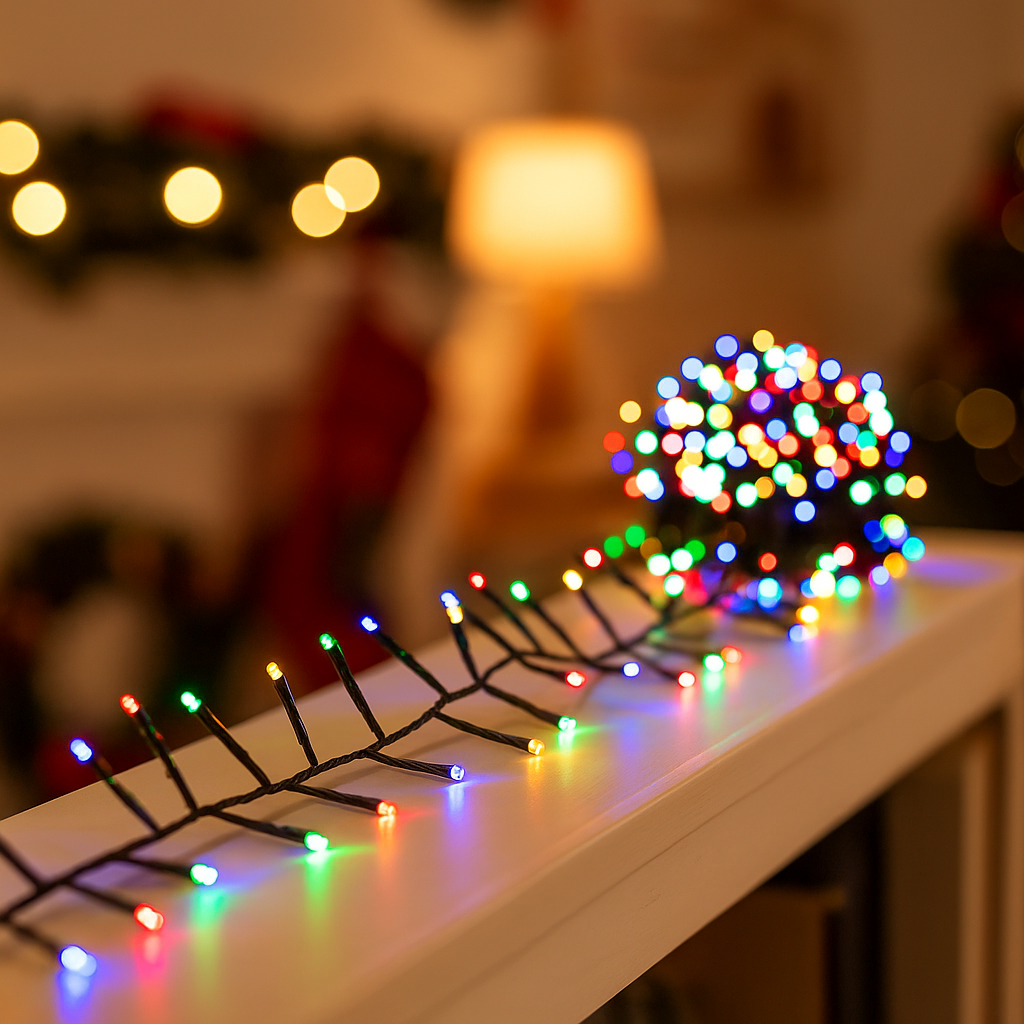 Girlanda LED świąteczna 25M – wodoodporny kiść z 8 trybami światła do użytku wewnętrznego i zewnętrznego