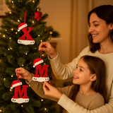 Litery 3D Navidad Luxe – Eleganckie Zawieszki na Choinkę i Stół