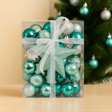 Set 30 Bolas de Navidad – Adornos en Colores Brillantes para Decoración de Árbol