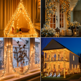 Illuminazione Natalizia LED 10/20/30M – 3 Modalità di Luce per Interni ed Esterni A+ Cree