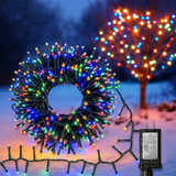 Illuminazione Natalizia LED 10/20/30M – 3 Modalità di Luce per Interni ed Esterni A+ Cree