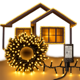 Illuminazione Natalizia LED 10/20/30M – 3 Modalità di Luce per Interni ed Esterni A+ Cree