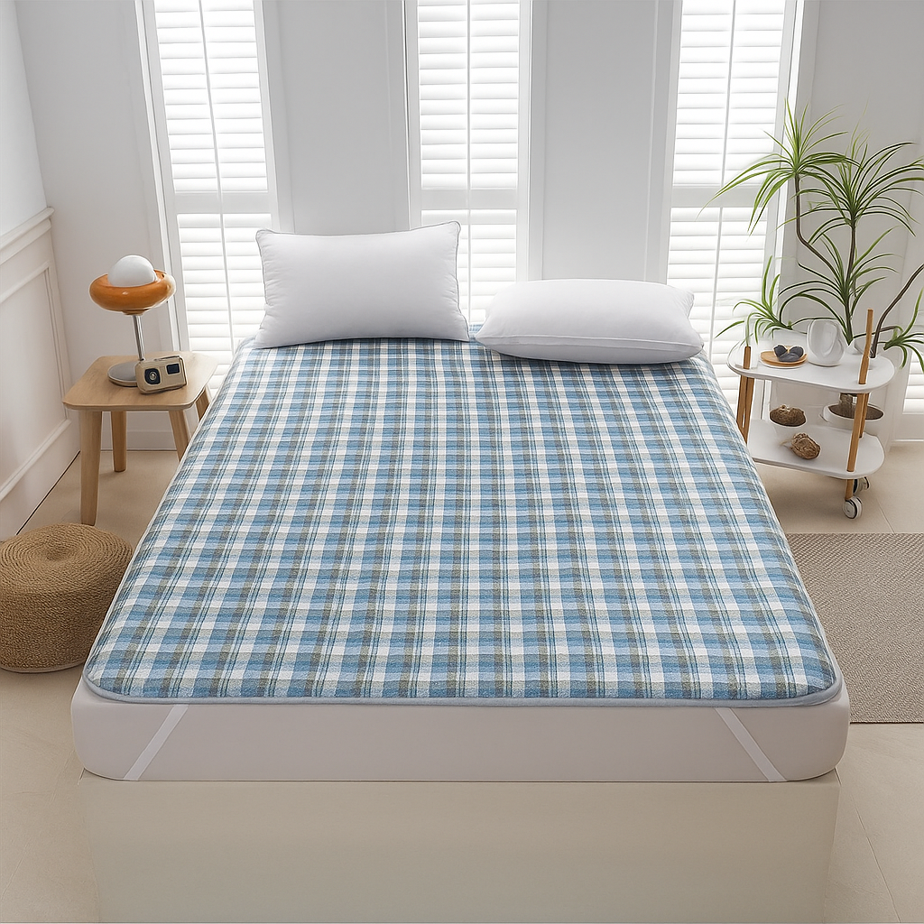 Protector de colchón transpirable y refrescante